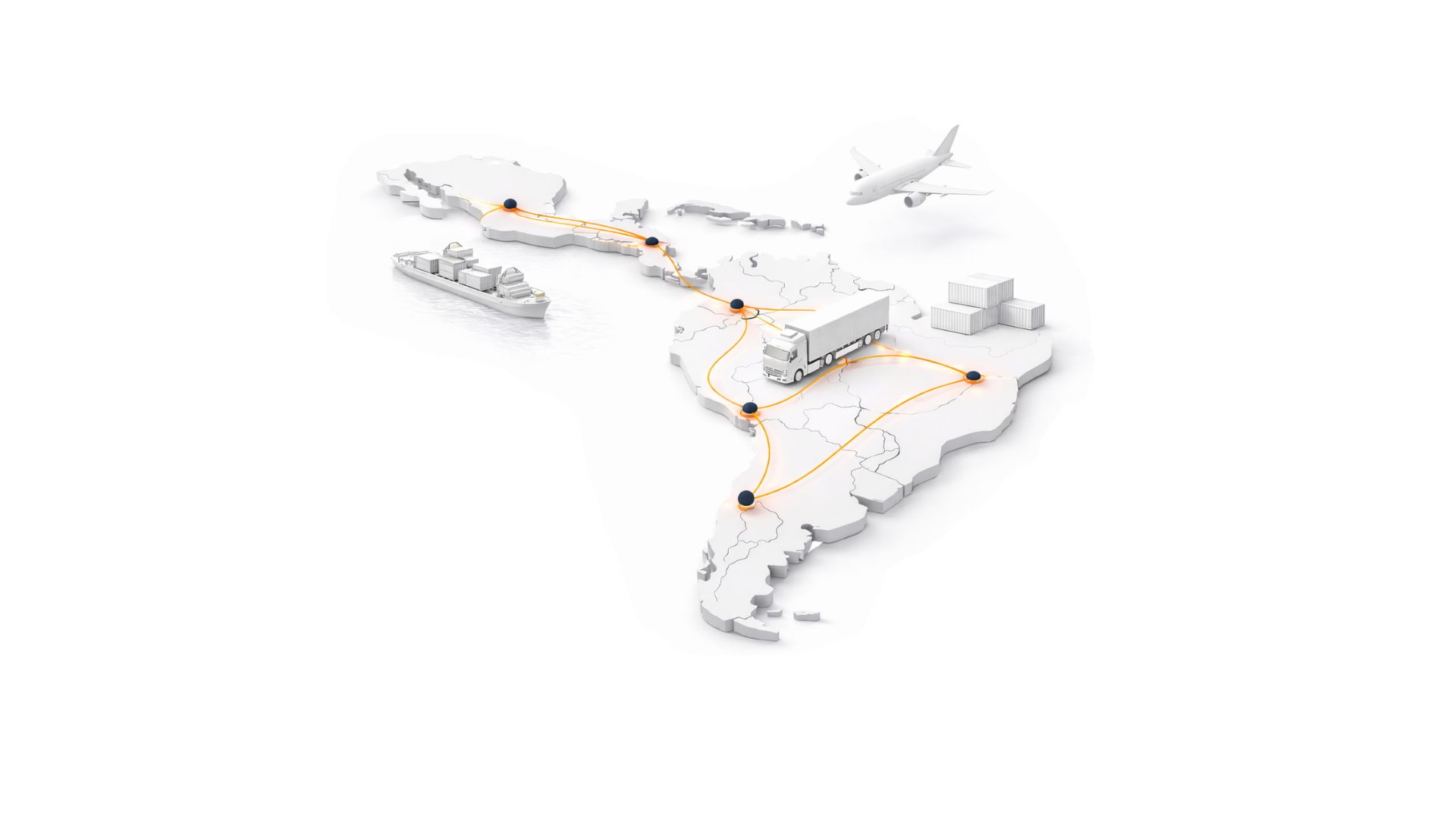 LATAM freight network structure